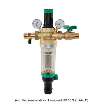 Honeywell Hauswasserstation HS 10 S AA mit Klarsicht-Siebtasse, 1 1/4"