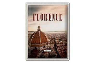 Blechschild 40 x 30 cm Urlaub Reise Italien Italy Florence Dom