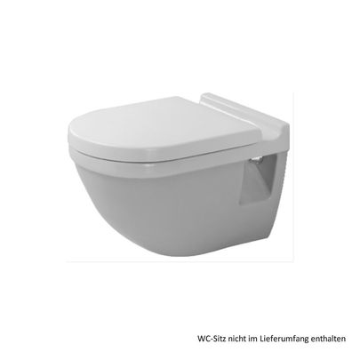 Duravit Starck 3 Wand-Tiefspül-WC 360x540mm, Befestigungsabstand 230mm, weiß
