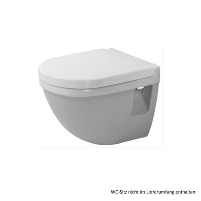 Duravit Starck 3 Wand-Tiefspül-WC Compact 360x485mm, weiß WGL, 22020900001