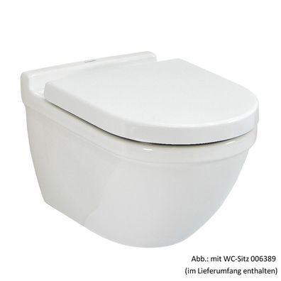 Duravit Set Starck 3 Wand-Tiefspül-WC ohne Spülrand + WC Sitz Absenkautomatik