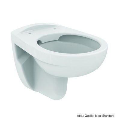 Ideal Standard Eurovit Wand-Tiefspül-WC ohne Spülrand, weiss, K284401