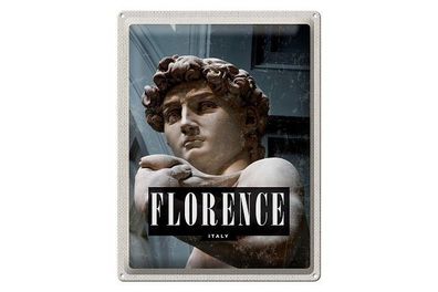 Blechschild 40 x 30 cm Urlaub Reise Italien Italy Florence Kunst