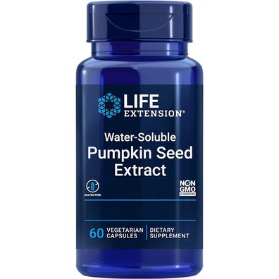 Life Extension, Water-Soluble Pumpkin Seed Extract, 60 Veg. Kapseln