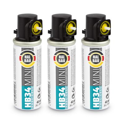 Gaskartusche FUELL CELL 20gr/40ml/80mm 3St. Gaskartuschen für Stiftnagler HB34