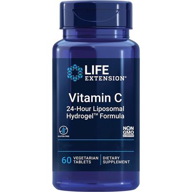 Life Extension, Vitamin C 24-Hour Liposomal Hydrogel Formula, 60 Veg. Tabletten
