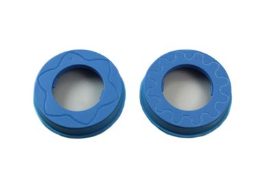 Tupperware Backen Abstandshalter Ringe für Profi-Teigrolle blau Nudelholz Back'n'Roll