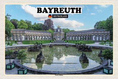 Top-Schild m. Kordel, versch. Größen, Bayreuth, neues Schloss, neu & ovp