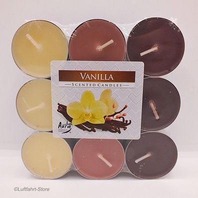 Duft-Teelichter Vanille/ Vanilla 18 Stück Art.-Nr. 12104
