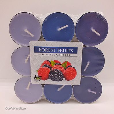 Duft-Teelichter Waldfrucht, 18 Stück Forrest Fruits Art.-Nr. 12105