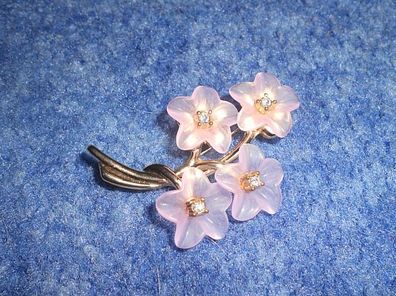 Brosche / Anstecker / Zierde für Bekleidung -Blume mit 4 Blüten