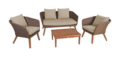 Sitzgruppe ARONA 4-tlg Couch Sofa