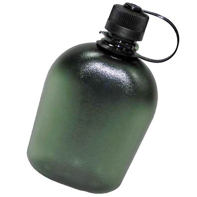 MFH US Feldflasche, GEN II, 1 Liter, oliv-transparent, BPA-frei