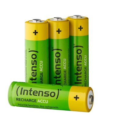 Intenso Batteries Rechargeable Eco AA HR6 2600mAh 4er Blister