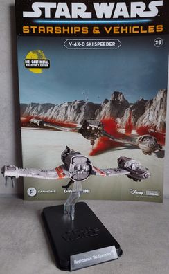 STAR WARS Deagostini Fanhome V-4X-D Ski Speeder (Resistance Ski Speeder) ISSUE 29 OVP