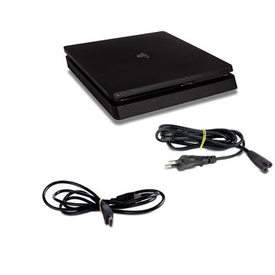 PS4 Konsole Slim - Modell Cuh-2016A 500 GB in Schwarz #44 + alles Kabel + Controll...