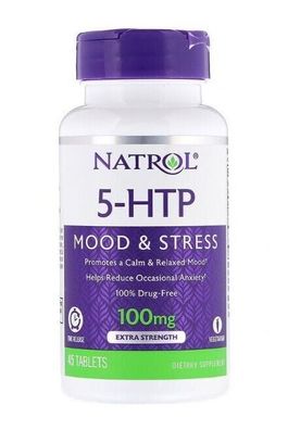 Natrol 5-HTP Time-Release 100 mg, 45 Tabletten