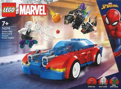 LEGO® Marvel Super 76279 Spider-Mans Rennauto & Venom Green Goblin