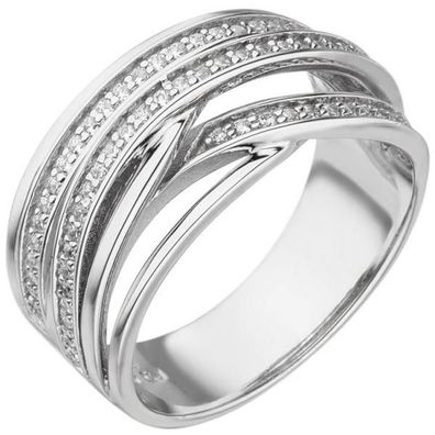 Damen Ring SWZP 925 Sterling Silber 1 Perle Perlenring