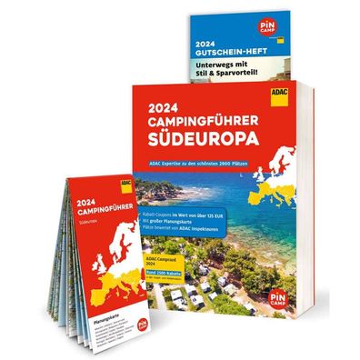 ADAC Campingführer Südeuropa 2024 Buch rot 978-3-98645-079-3