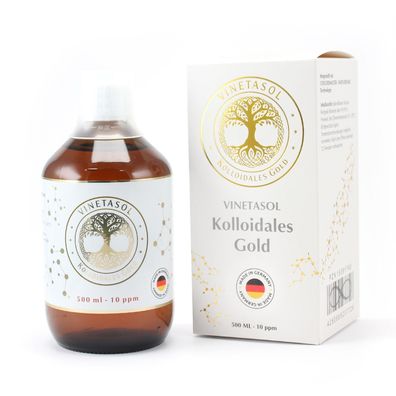 Vinetasol - Kolloidales Gold 10ppm / 500 ml
