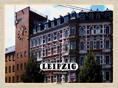 Holzschild 30x40 cm - Leipzig Lindenau