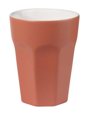 Becher Cappuccino, red clay matt , grande colore, 5180354 1 St