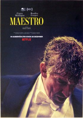 Maestro - Original Kinoplakat A3 - Bradley Cooper - Filmposter