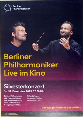 Berliner Philharmoniker - Silvesterkonzert 2023 - Original-Kino-Plakat A1 - Poster