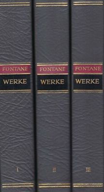 Werke - Band 1-3 - Theodor Fontane - Deutsche Buchgemeinschaft