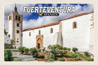 Blechschild 18x12 cm - Fuerteventura Spanien Casa Santa Maria