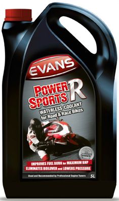 Evans Power Sports R Kühlflüssigkeit / Kühlmittel ohne Wasser (5 Liter Kanister)