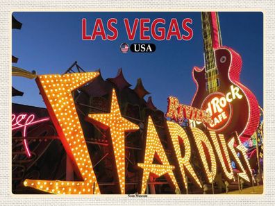Blechschild 30x40 cm - Las Vegas USA Neon Museum