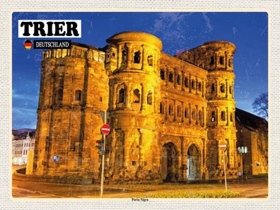 Blechschild 30x40 cm - Trier Porta Nigra Altstadt