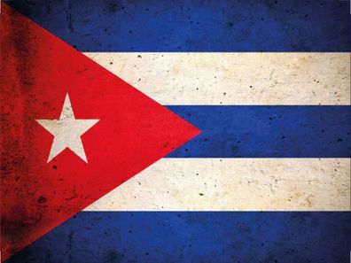 vianmo Holzschild 30x40 cm Kuba Fahne Flagge