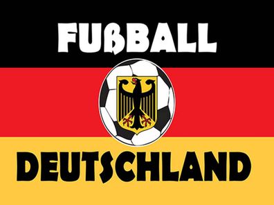 Holzschild 30x40 cm - Fußball Deutschland