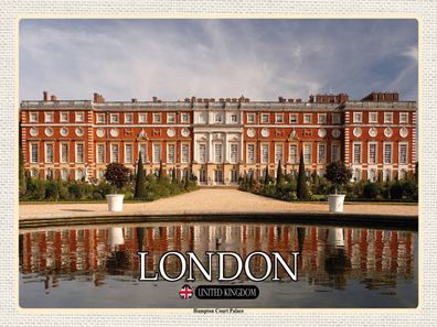 Blechschild 30x40 cm - Hampton Court Palace London