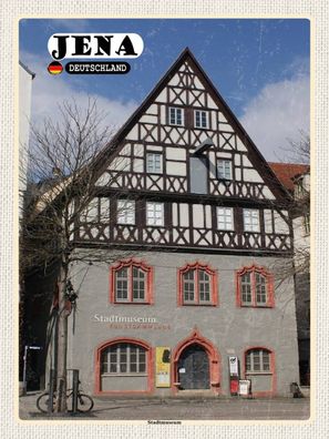 Holzschild 30x40 cm - Jena Stadtmuseum Kunstsammlung