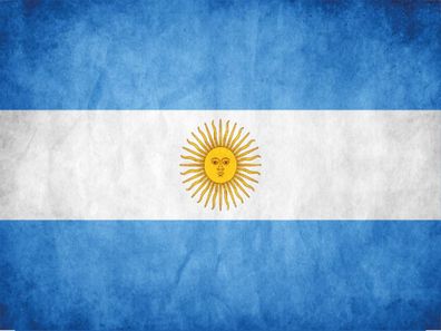 vianmo Blechschild 30x40 cm Argentinien Fahne Flagge