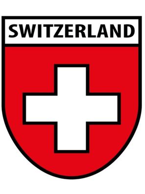 vianmo Blechschild 30x40 cm Schweiz Fahne Flagge