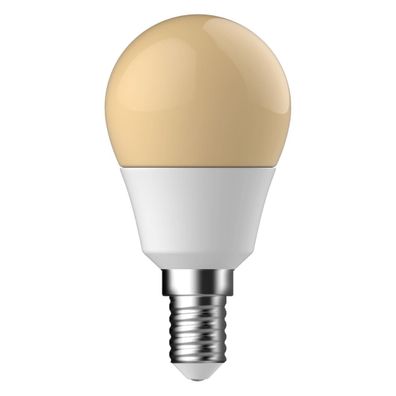 Nordlux Energetic LED Leuchtmittel E14 G45 gelb 225lm 2400K 3,5W 80Ra 225° 4,5x4,5x8,