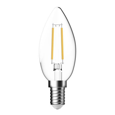 Nordlux Energetic LED Leuchtmittel E14 Filament klar 250lm 4000K 2,1W 80Ra 360° 3,5x3