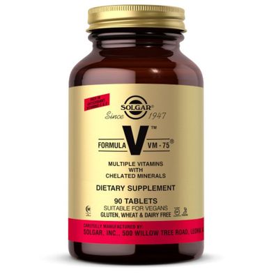 Solgar, Formula VM-75®, Multiple Vitamins, 90 Tabletten