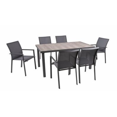 Tischgruppe RANA Set 06, 7-tlg. ; 1 × 305395 | 6 ×