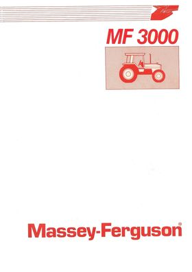 Betriebsanleitung Massey Ferguson MF3050 MF 3060 MF3065 MF3075 MF3080 MF3095