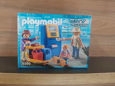 Playmobil City Action 5399 Familie am Check-in Automat