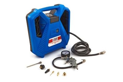 Portabler Kompressor mit Zubehör