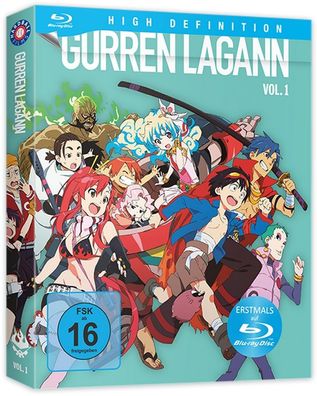 Gurren Lagann - Vol.1 - Episoden 1-14 - Blu-Ray - NEU