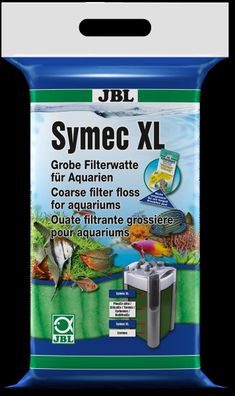 JBL Symec XL 250 g Grobe Filterwatte für Aquarienfilter gegen alle Wassertrübungen