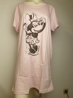 NEU Disney Minnie Mouse Nachthemd Schlafshirt Pyjama Gr. S